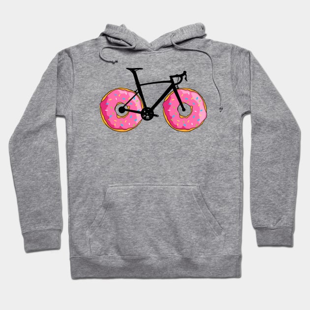 Donut Ever Stop Riding Hoodie by Crooked Skull